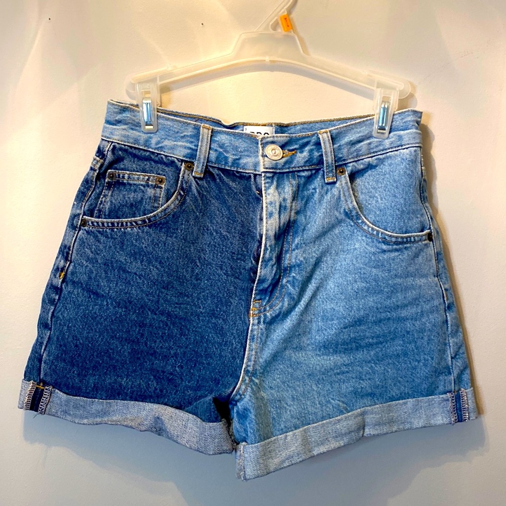 BDG rolled cuff jean shorts